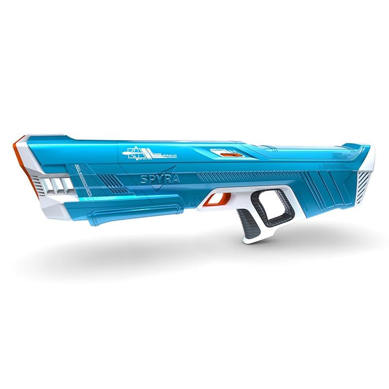 スパイラ Spyra ハイテク電動ウォーターガン 水鉄砲 SpyraThree RED 単発 チャージ三連射制限なし 超強力飛距離 10-15M 水遊びおもちゃ 水鉄砲合戦 海水浴|プール|川遊び 夏休み 夏の定番 1