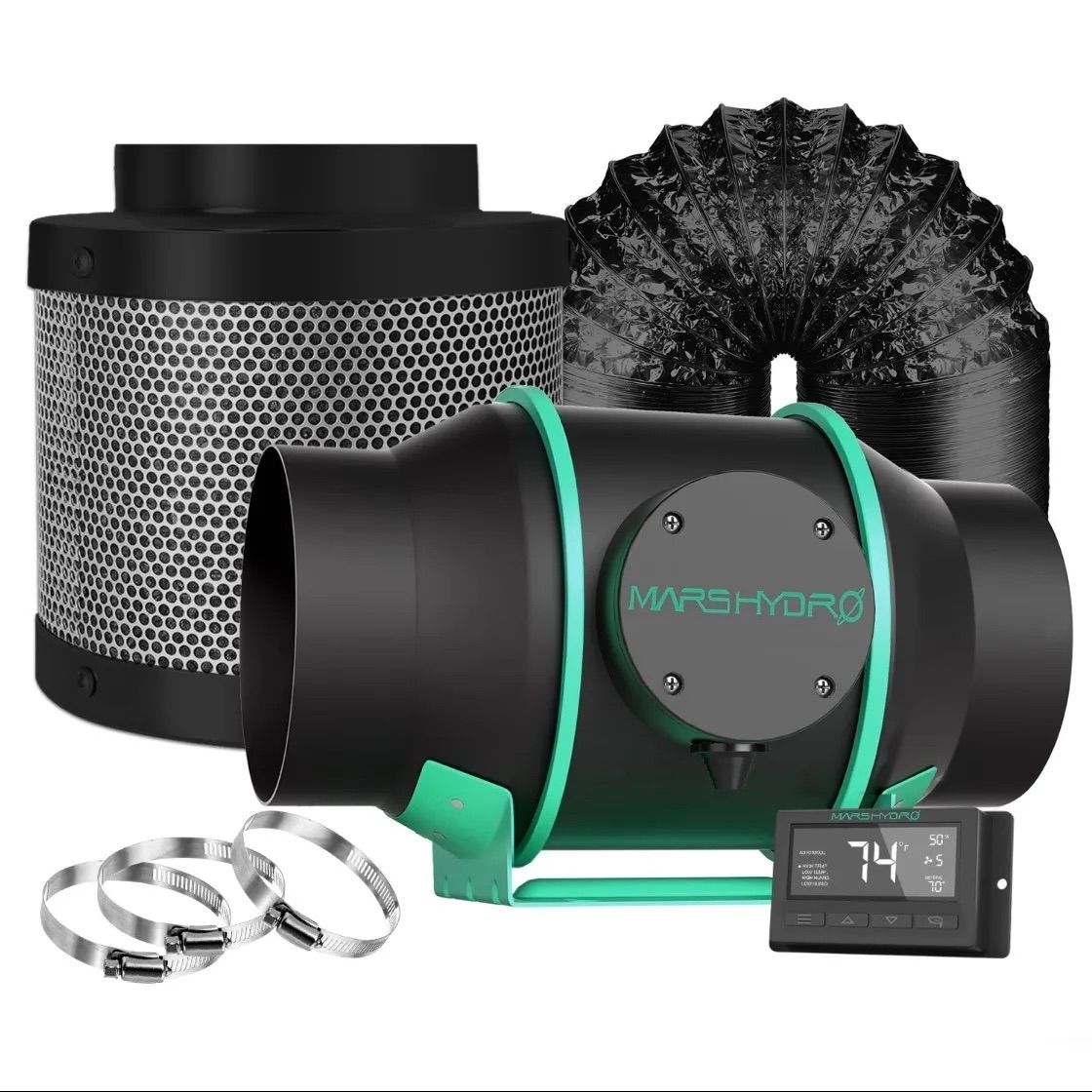 Mars Hydro 【正規保証付】インラインダクトファン 【4インチ】 Mars