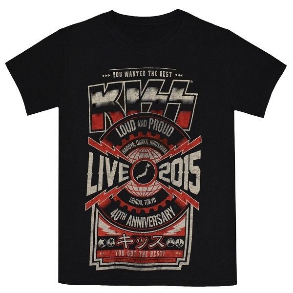 KISS キッス Japan Live 2015 Tシャツ