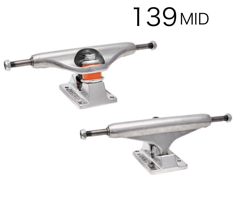 美品 INDEPENDENTトラック 139 MID スピットファイヤ ウィール スケートボードトラック スケボートラック インディトラック139MID