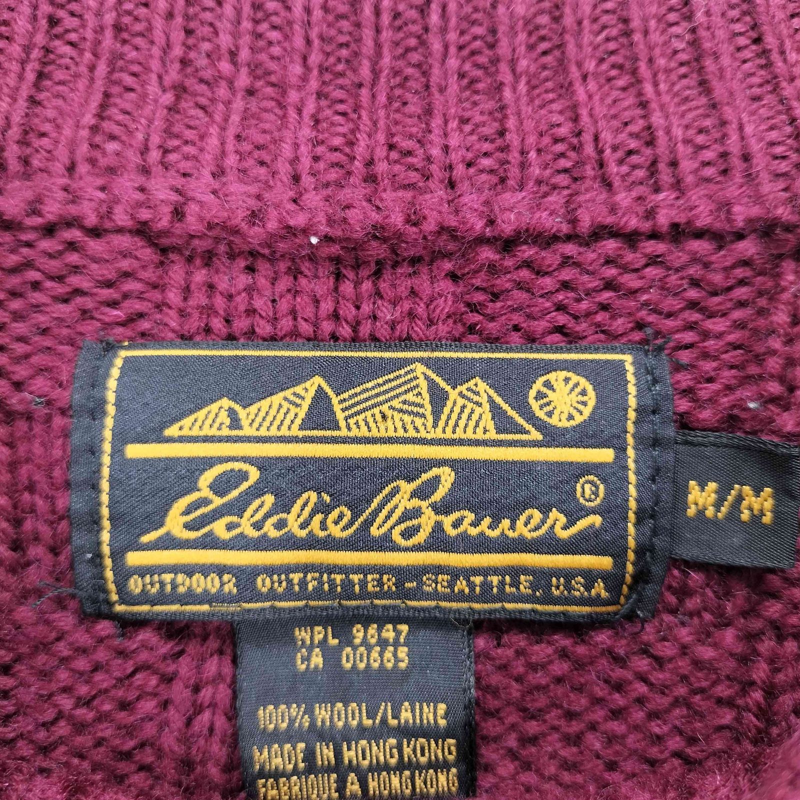 古着 80～90年代 エディーバウアー Eddie Bauer 黒タグ グースダウン 
