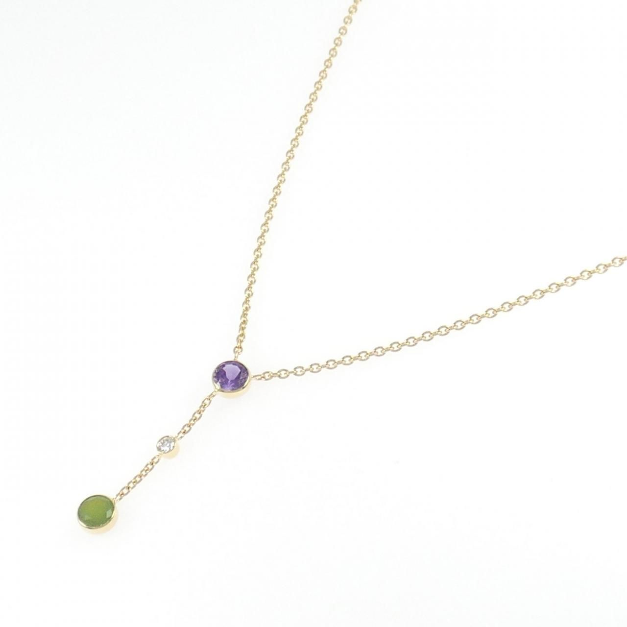 カラーストーン ネックレス