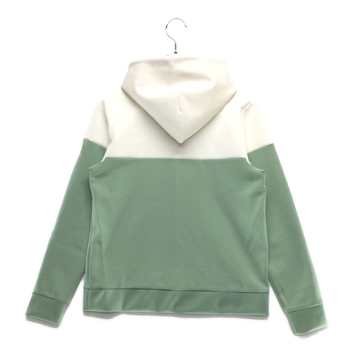 rienda - coco 中古 リエンダ rienda レディース パーカー M 薄緑×白 バイカラー 中古 レディース リエンダ rienda パーカー M 薄緑×白 バイ