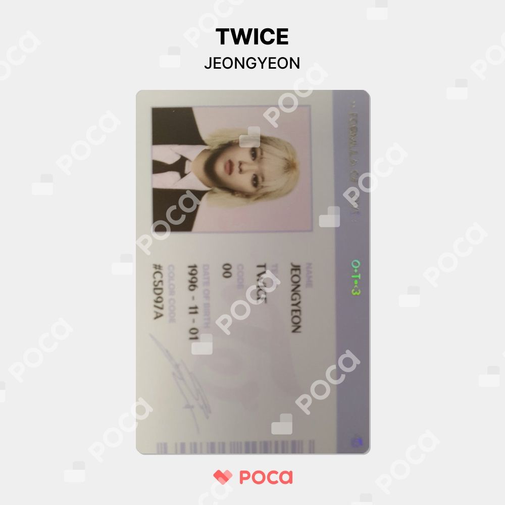 TWICE ジョンヨン formula of love トレカ ラキドロ TWICE Formula of Love トレカ ジョンヨン - メルカリ