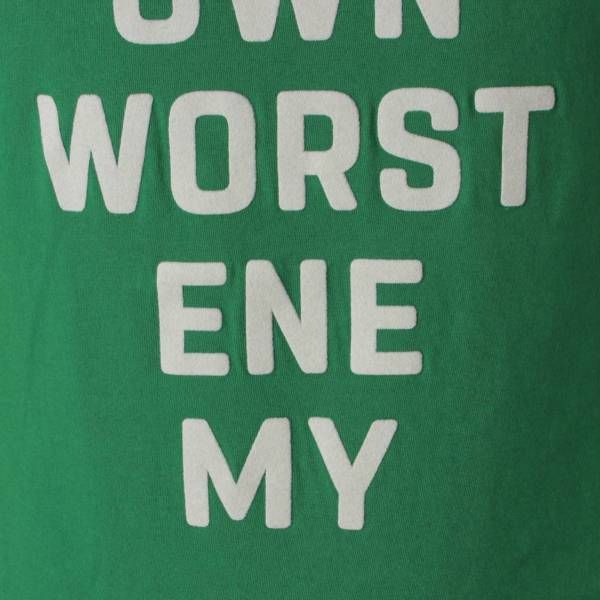 セリーヌ】Celine メンズ 20SS MY OWN WORST ENEMY コットン Tシャツ