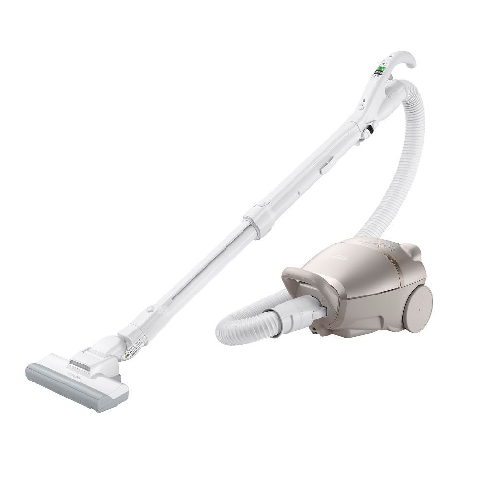 日立 HITACHI 掃除機 紙パック式 CV-KP300L N ライトゴールド 日本製 強烈パワー650W 小型 軽量 自走式 紙パック式
