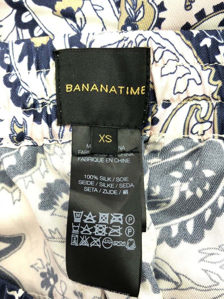 BANANATIME (バナナタイム) 217-089－07 シルク ペイズリー テーパード  