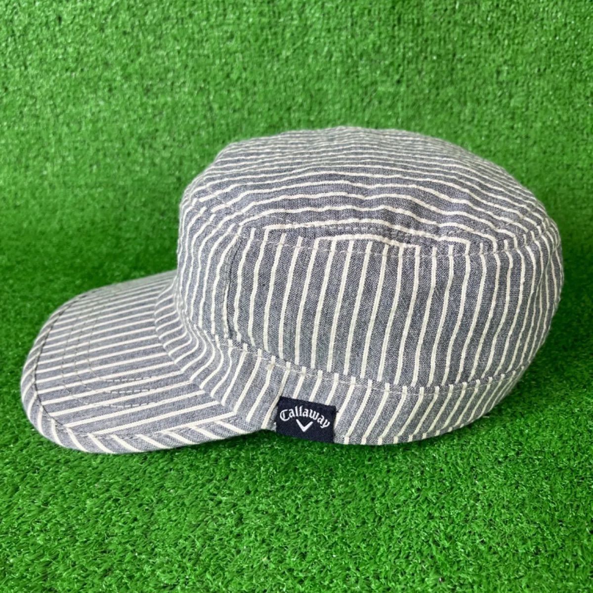 Callaway キャロウェイ コットン ストライプ ワークキャップスタイル