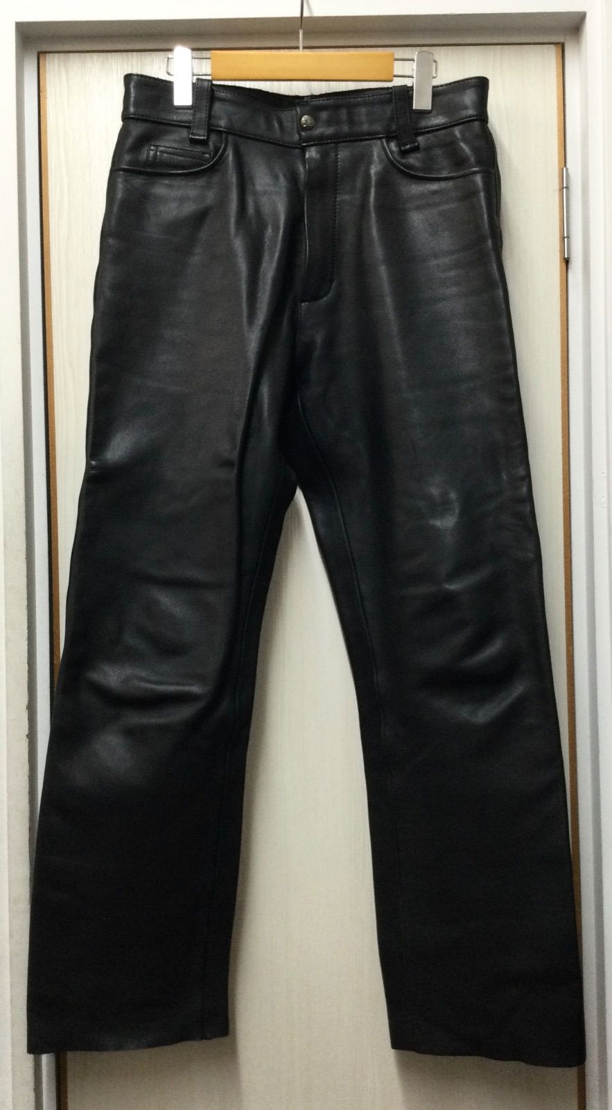 メンズバイクパンツ レザー 革パンツ バイク用 ライディングパンツ