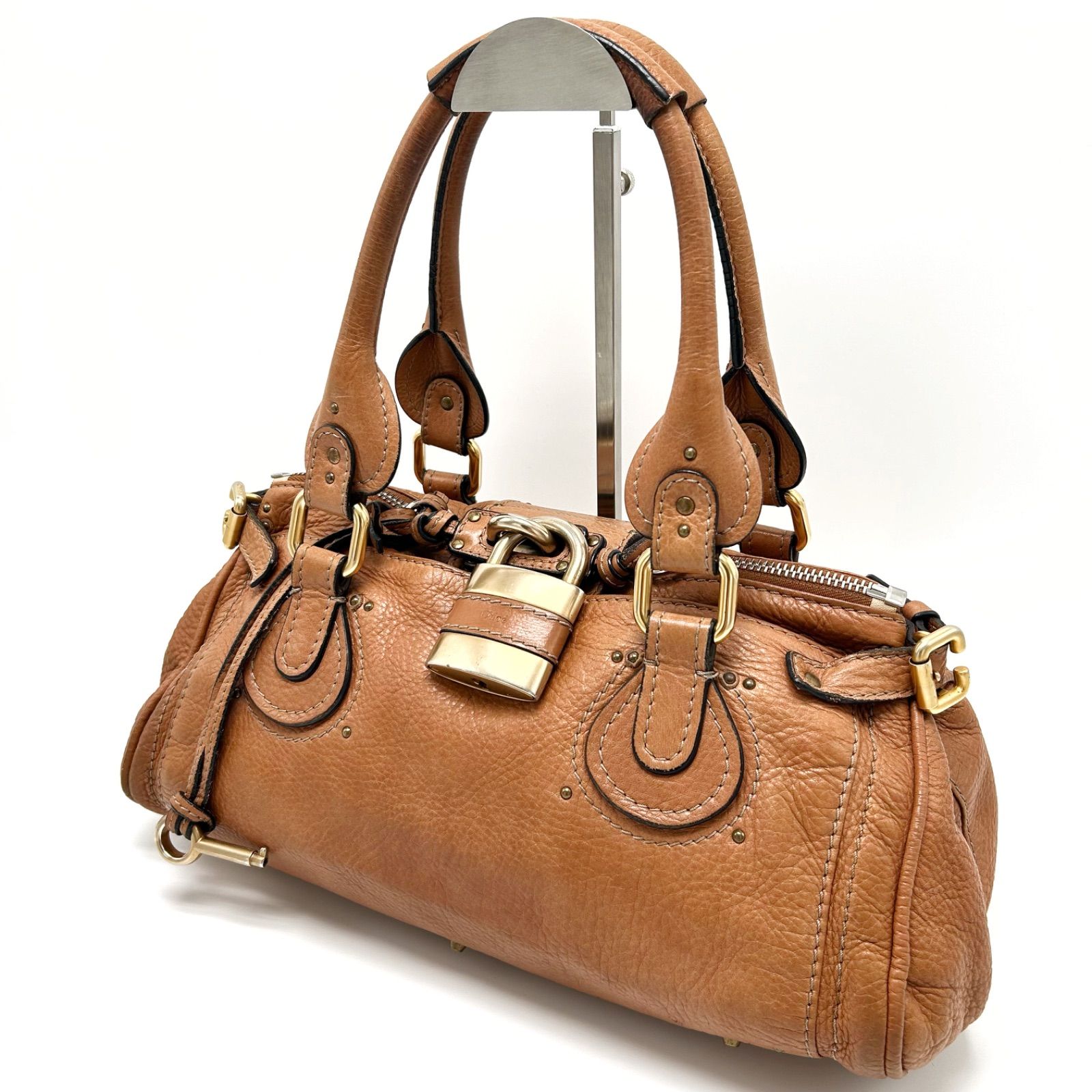 Chloe クロエ パディントン レザー ハンドバッグ ブラウン ,最初に