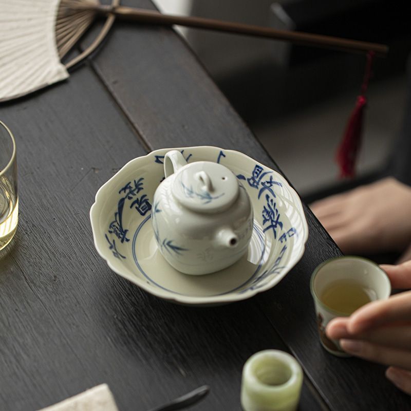 中国 陶器 中国陶磁器 | 古染付六角形花鳥文壺 明末 17C | Gallery陽々