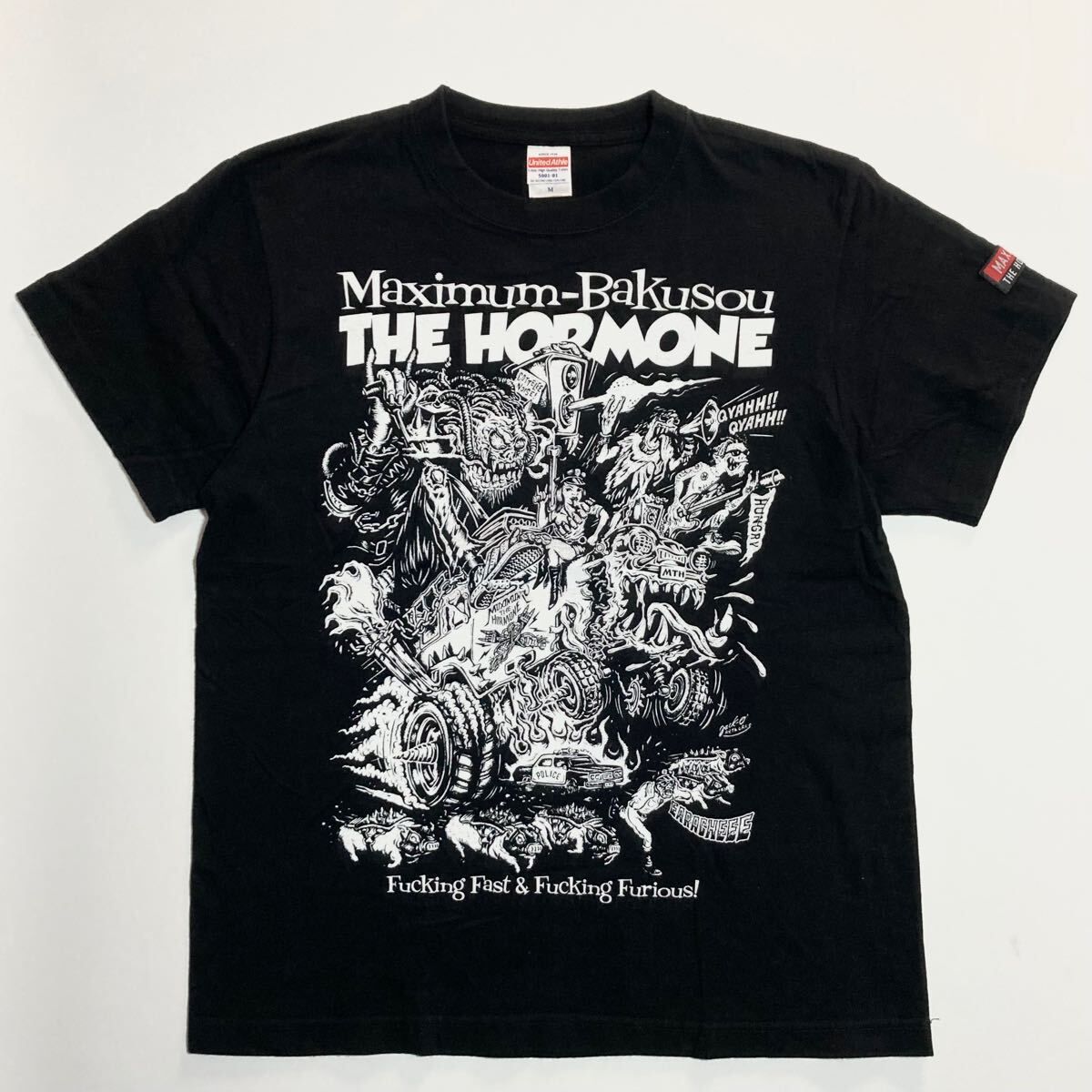 マキシマムザホルモン ブラック　ポロシャツ m18829199391_1.jpg?1727507496