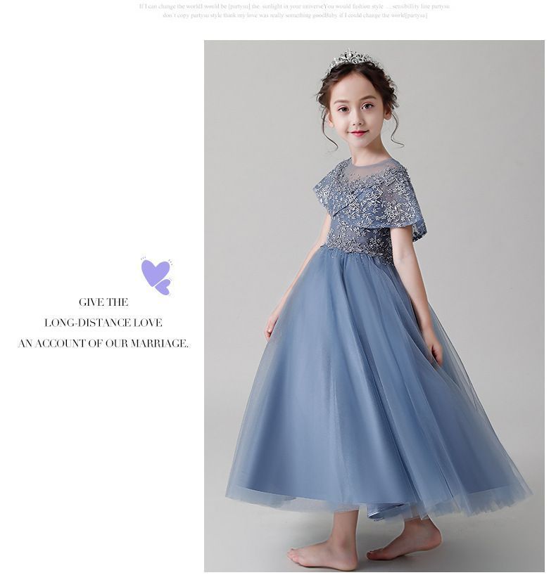 ドレス 子供 ピアノ発表会 子どもドレス ブルー 子供ドレス 発表会 白 ピンク 発表会ドレス シンプル キッズ キッズドレス 子供 中学生 ワンピース 春 結婚式 フラワーガール 演奏会 グレー ネイビー 紫 グリーン パープルhjzy01