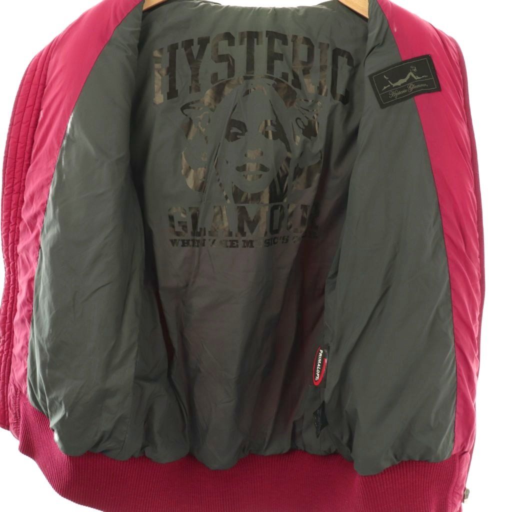 ヒステリックグラマー HYSTERIC GLAMOUR PRIMALOFT ワッペン装飾