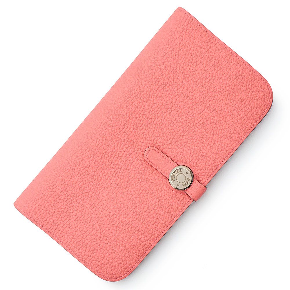 エルメス ドゴン ロング レクトヴェルソ 二つ折り長財布 トゴ レザー