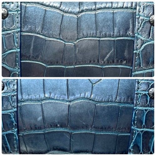 Th609271 ルイ・ヴィトン シティキーポル アリゲーター メタリック