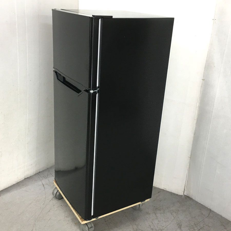 山善 ツードア冷蔵庫 PJKFR-D130-BK