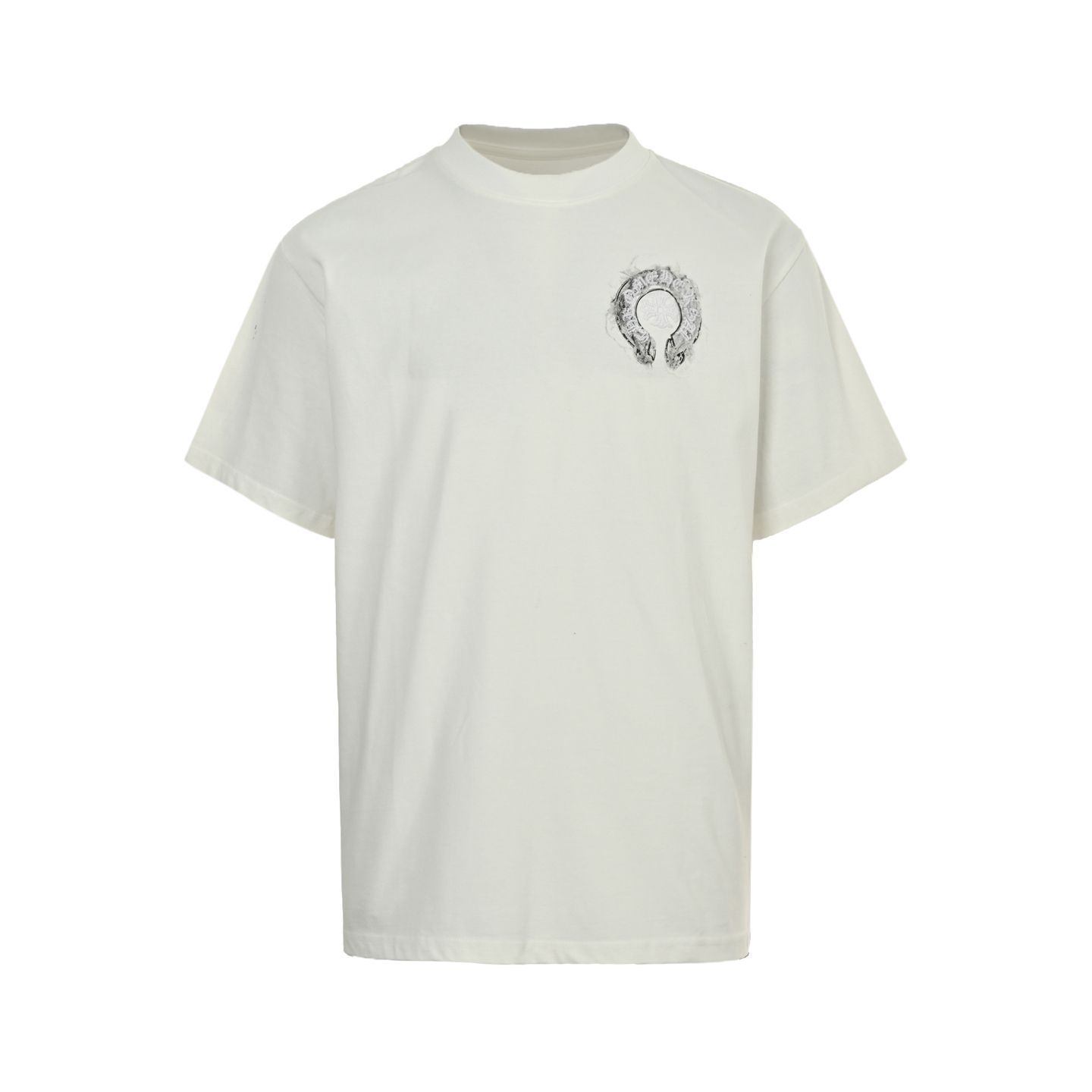 今日 Chrome Hearts Hollow Relief Horseshoe Tee