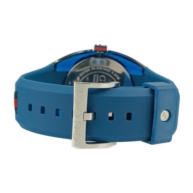 超美品 GUCCI グッチ 腕時計 SYNC シンク YA137104 ブルー