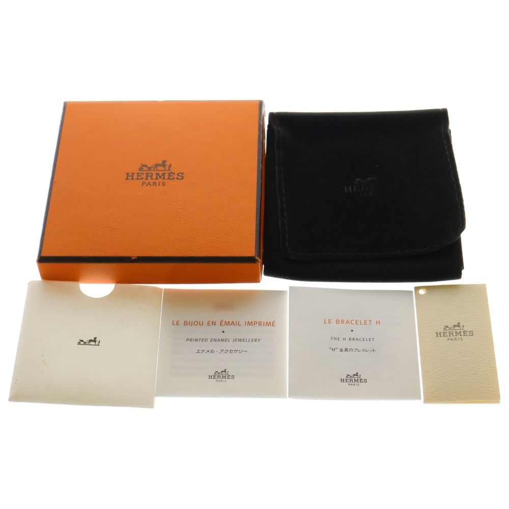 HERMES (エルメス) クリッククラックH M バングル シルバー金具