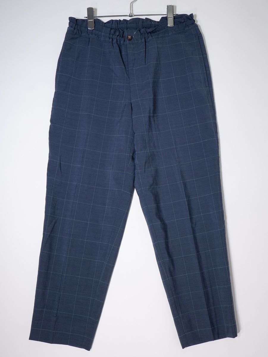 COMME des GARCONS HOMME DEUX/コムデギャルソンオムドゥ 2021SS サマーウール チェックイージーテーパードパンツ【S】【MPTA75501】