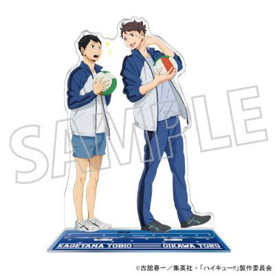 【新品・公式】ハイキュー!! アクリルスタンド／影山飛雄・及川 徹（北川第一中学校） 公式グッズ colleize