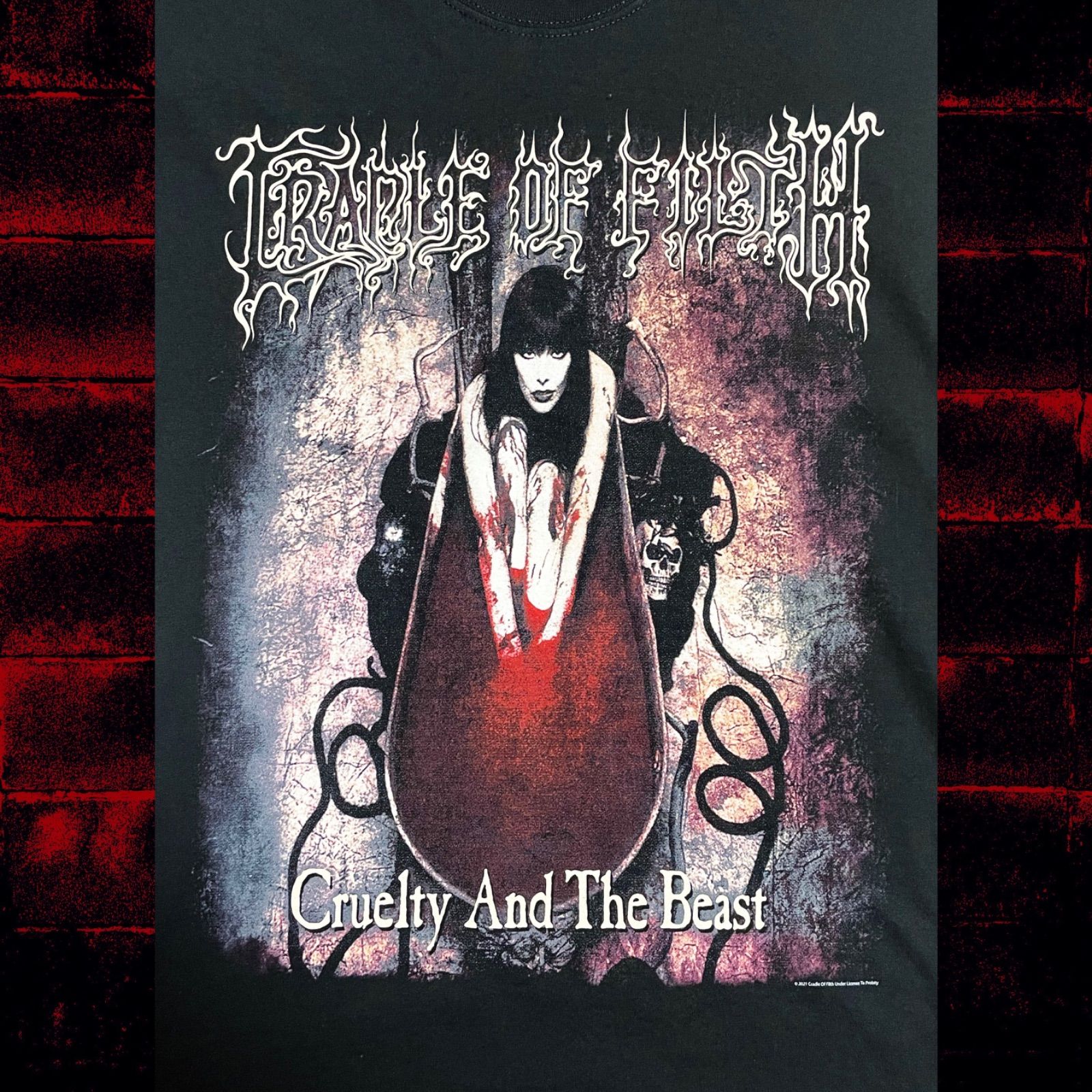 T-Shirt】【ブラックメタル Tシャツ】Cradle of Filth / CRADLE OF 