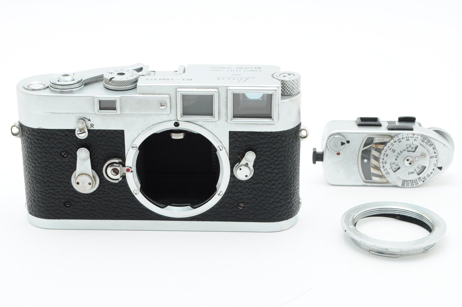 整備 動作 済み 動画あり 露出計付き Leica M3 SS ライカ M型 レンジファインダー シングルストローク フィルムカメラ カメラ フィルム ボディ