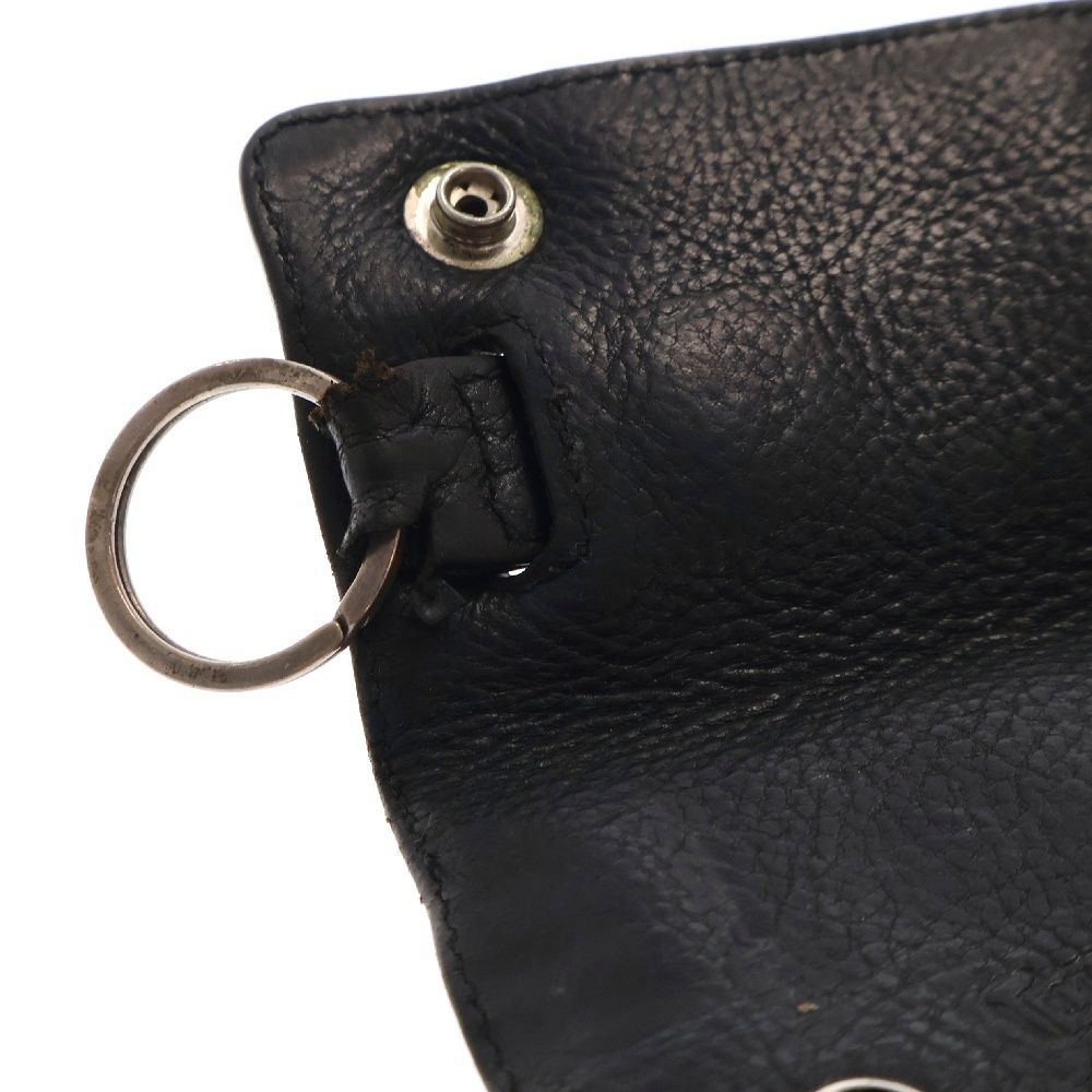 CHROME HEARTS (クロムハーツ) KEY CASE クロスボールボタンレザーキー