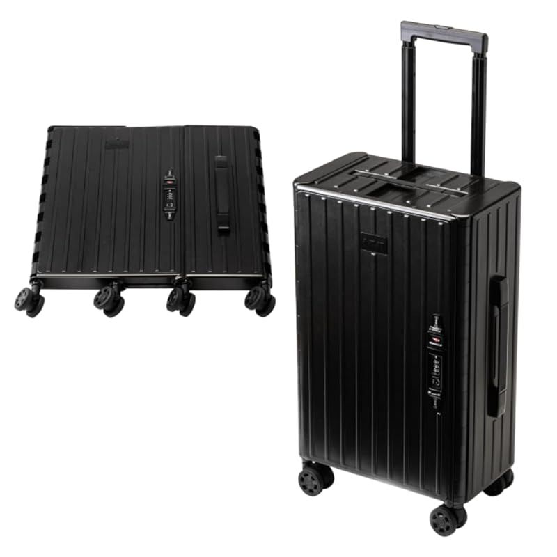 アンドフラット 折り畳み式キャリーバック メタリック 1