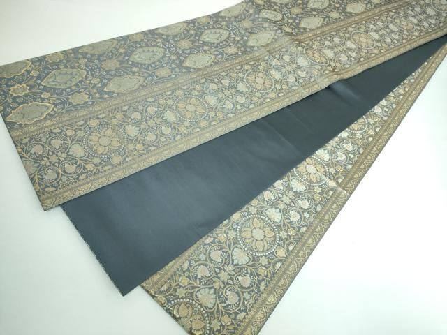 平和屋本店□極上 西陣織 陰山織物謹製 箔屋清兵衛 全通柄袋帯 吉祥花