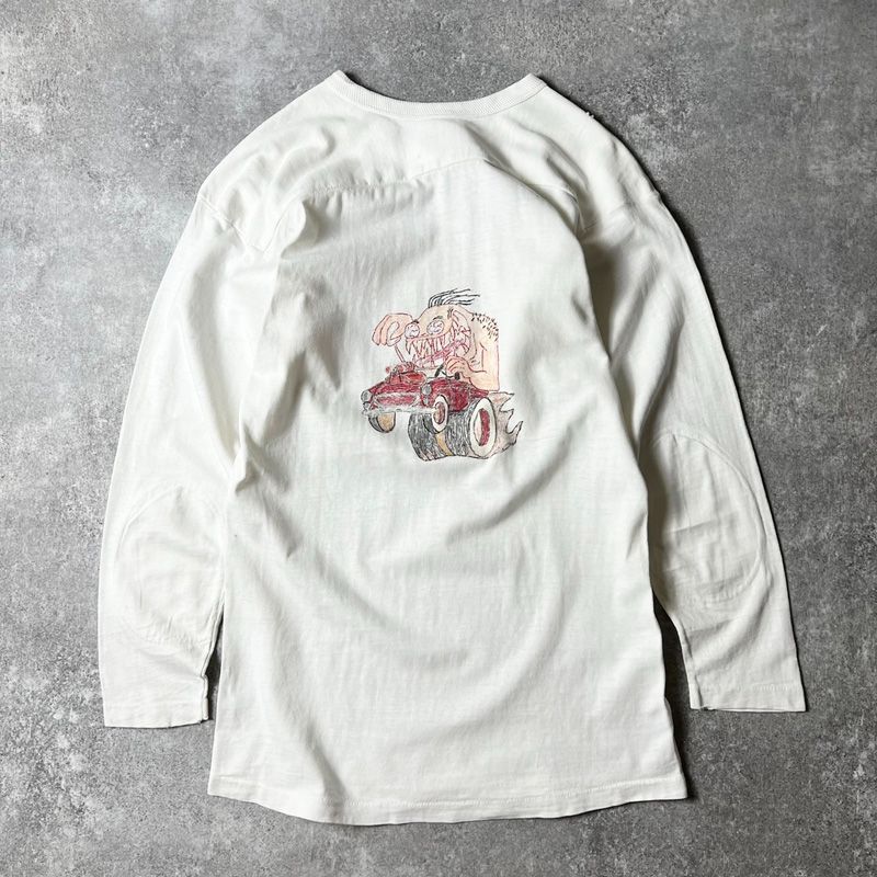 60s MASON フットボールTシャツ USA製 袖裾シングルステッチ 60s MASON フットボールTシャツ USA製 袖裾シングルステッチ 雰囲気系