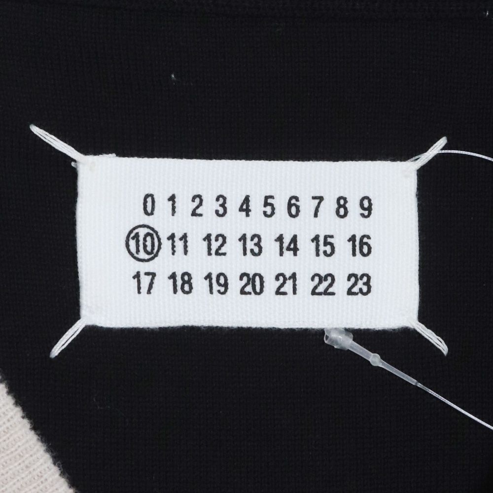 MAISON MARGIELA 切替VネックロンT