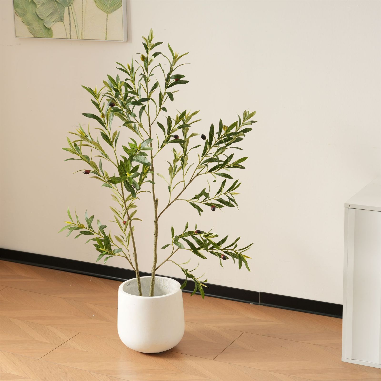 数量限定セール」観葉植物 フェイクグリーン オリーブの木 150cm 室内