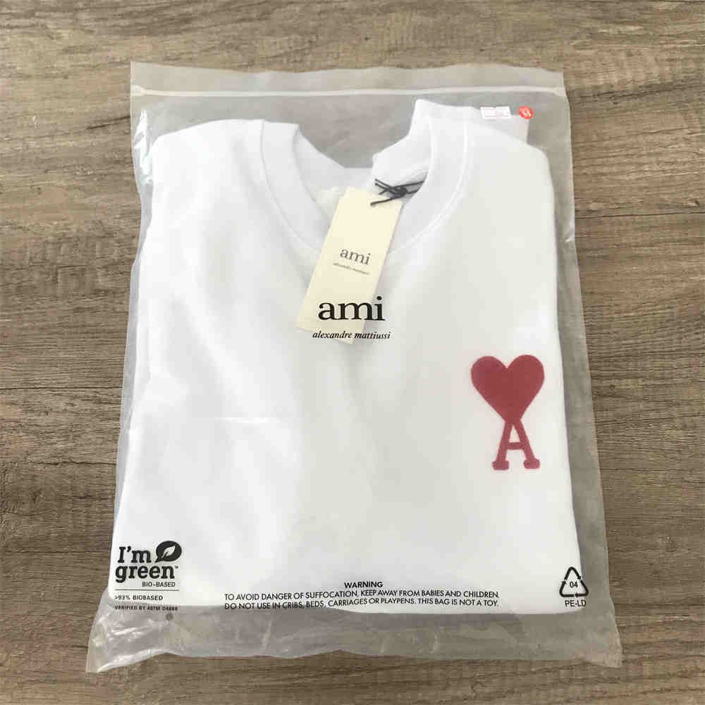 Amiparis アミパリス Tシャツ ホワイト長袖 パーカー 男女兼用 #104