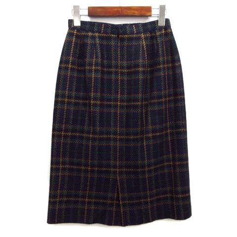 美品✨【バーバリーズ】ウールシルクダブルジャケットスカートセットアップ チェック バーバリーズ Burberrys ウール シルク チェック ツイード