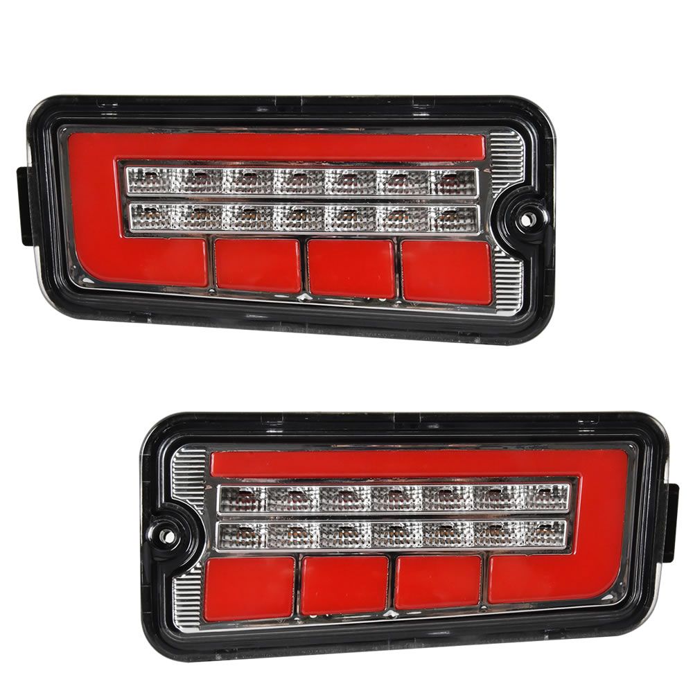 S500U S510U ピクシストラック 前期 LEDテールランプ 左右セット クリアレンズ シーケンシャルウインカー ハイフラ抵抗付き