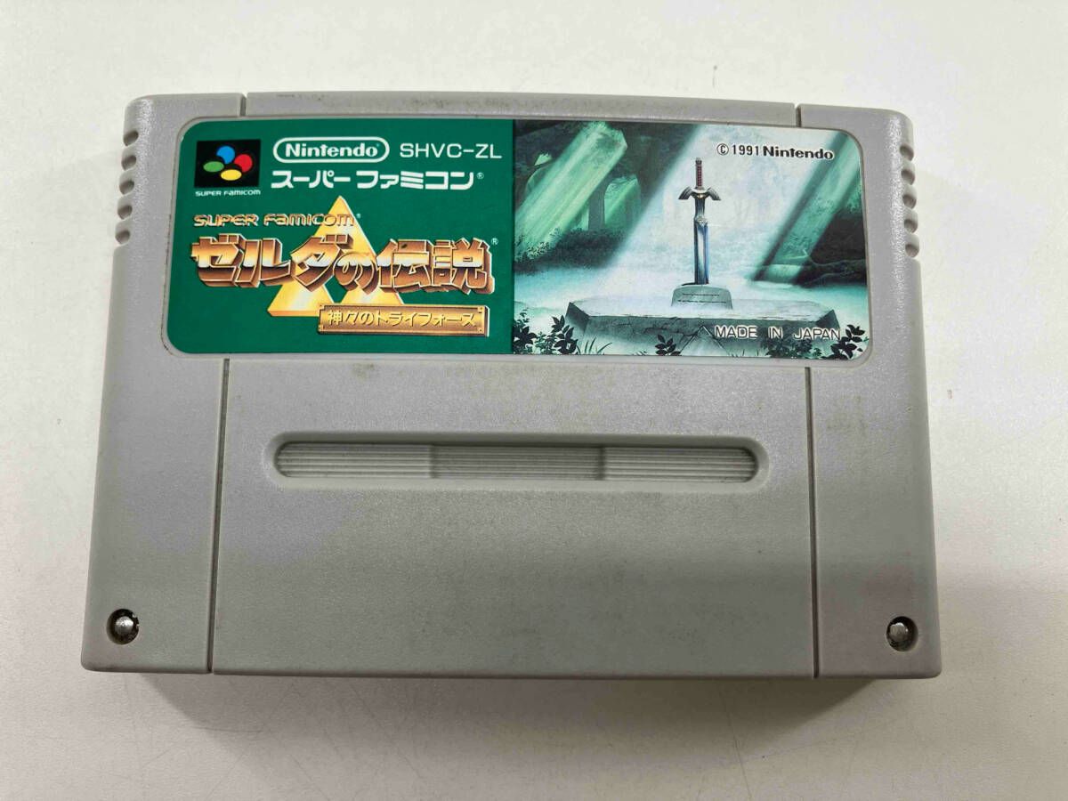【起動確認済み】ゼルダの伝説　 神々のトライフォース　スーパーファミコン 任天堂 ゼルダの伝説 神々のトライフォース スーパーファミコン