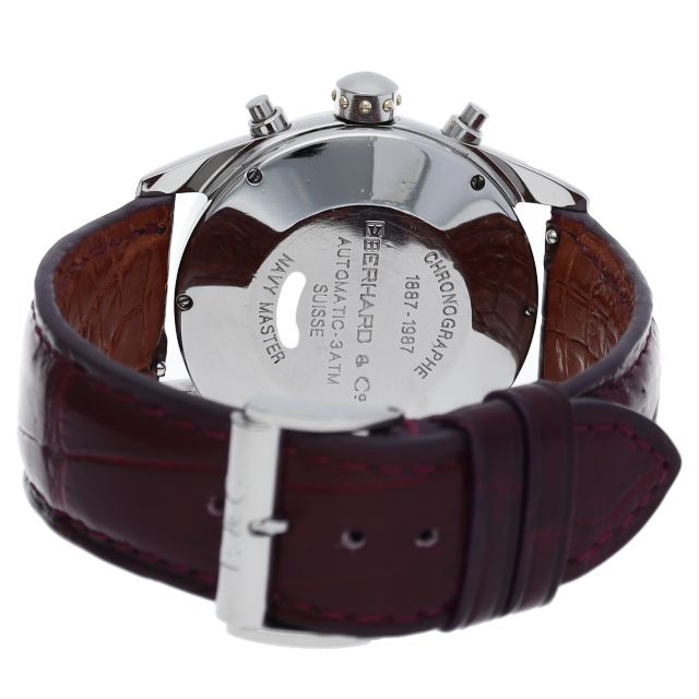 Eberhard ネイビーマスター クロノグラフ 32012/B なし SS/YG/革  