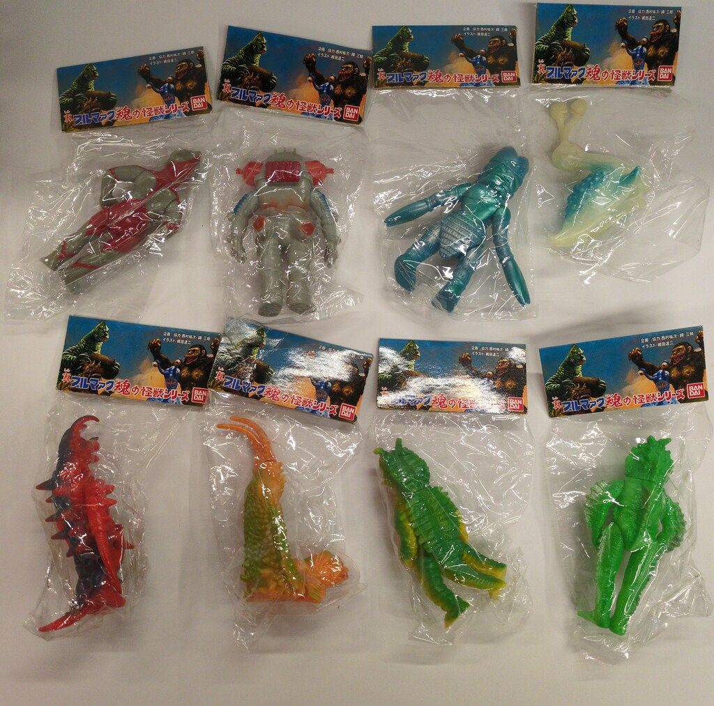 真ブルマァク魂　怪獣シリーズ　全８種セット ウルトラマン 真ブルマァク魂の怪獣シリーズ 全8種 真ブルマァク魂の