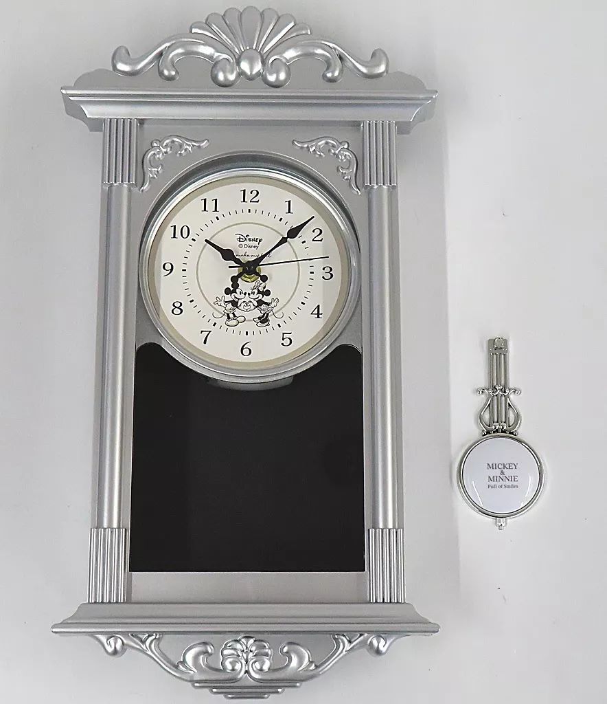 [Used] Table clock/wall clock Mickey Mouse & Minnie Mouse antique clock “Disney”
