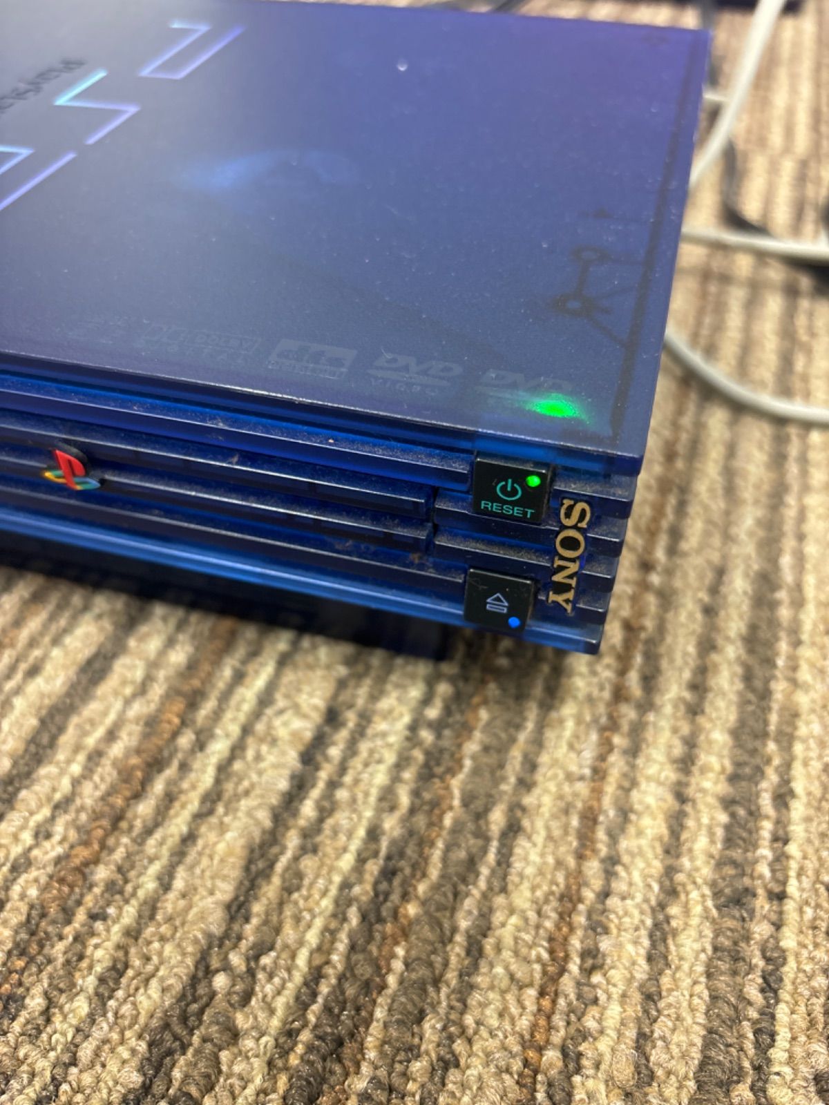 SONY PS2 本体 SCPH-37000 オーシャンブルー