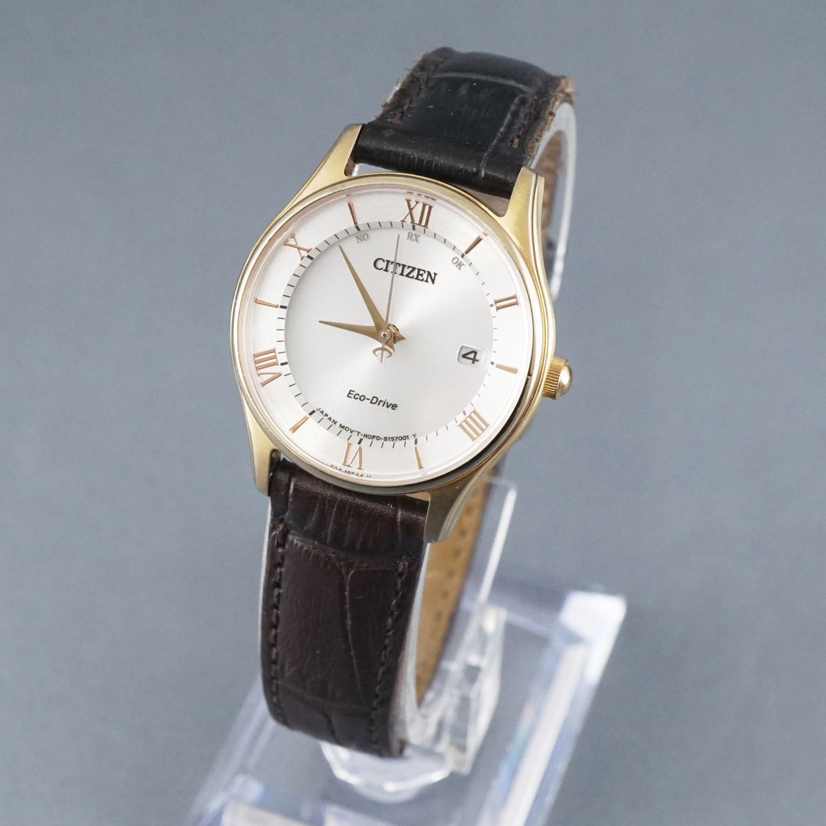 【電波ソーラー、希少、極美品】CITIZEN　シチズン　H0F6-S114161 CITIZEN シチズン 腕時計 USED品 H0F6-S114161 レディース