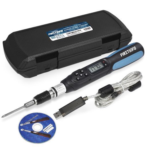 良匠FIRSTINFOTOOLS10-200cNmデジタルトルクドライバー 締付けデータ管理システムCD データ転送用線