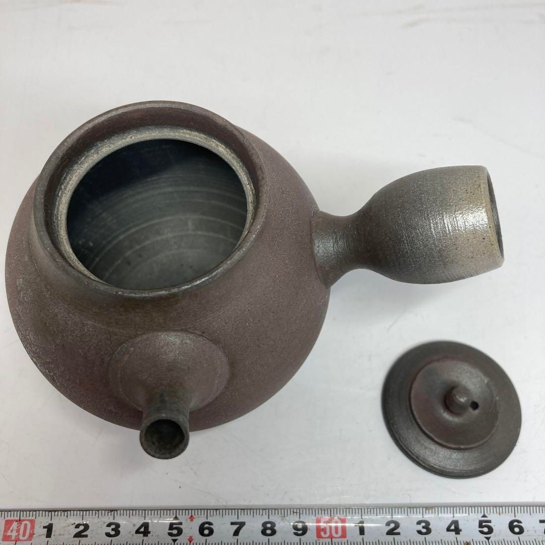 人気作家　黒田隆　焼メ急須　共箱　茶碗12.4cm 東H5-1029②タニチ 人気作家黒田隆焼メ急須共箱茶碗12.4cm 東H5-1029②タニチ