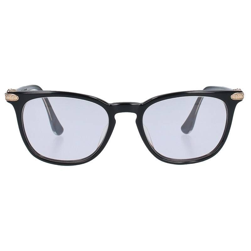 クロムハーツ GISS CHプラステンプルスクエアフレーム眼鏡 メンズ 54  