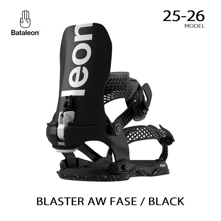 25-26 スノーボード バタレオン バインディング ビンディング BATALEON BLASTER FASE BLACK ブラック 黒 フェーズ メンズ