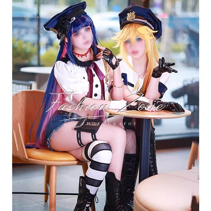 新品◇パンティ&ストッキングwithガーターベルト 風