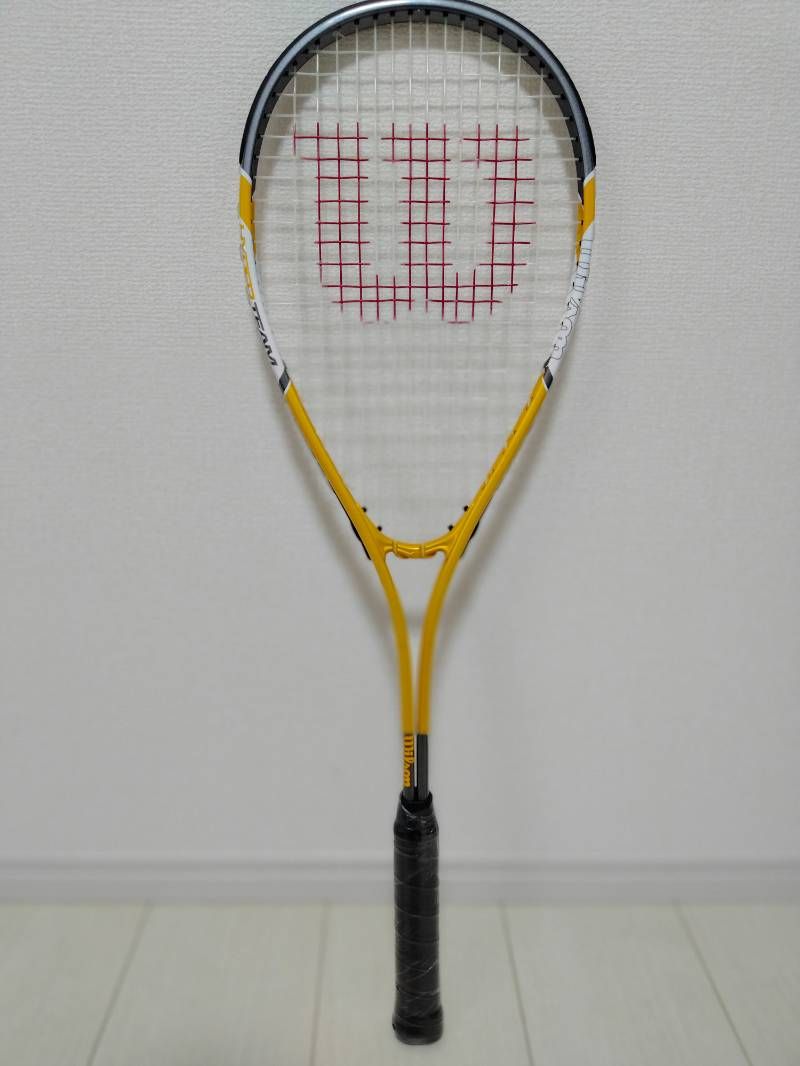ウィルソン スカッシュラケット ハイパーチーム500 パワーストリングス Wilson Hyper Team 500