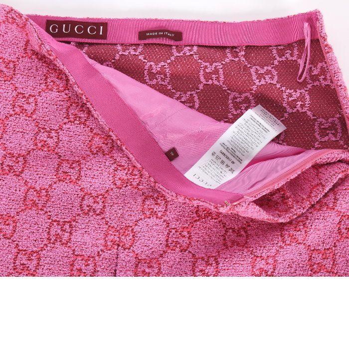 グッチ GG ブークレ スカート 788955 ZAQH4 5043 ピンク GUCCI グッチ GG ブークレ スカート 788955 ZAQH4 5043 40サイズ